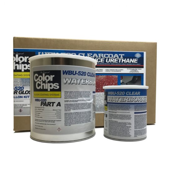 WBU-520 Clear Polyurethane - Water Based Aliphatic 250+ sq/ft - Click Image to Close