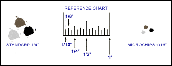 Color Chip Size Chart