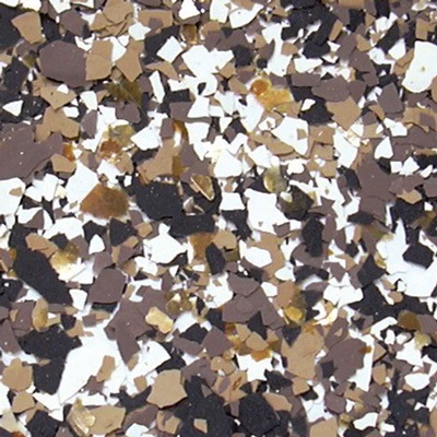 Color Chips / Dark Earth Tone Sparkle 1/4" - Click Image to Close