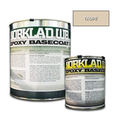 Norklad WB Colored Epoxy - Concrete Floor Paint - Taupe 250+ sq ft - Click Image to Close
