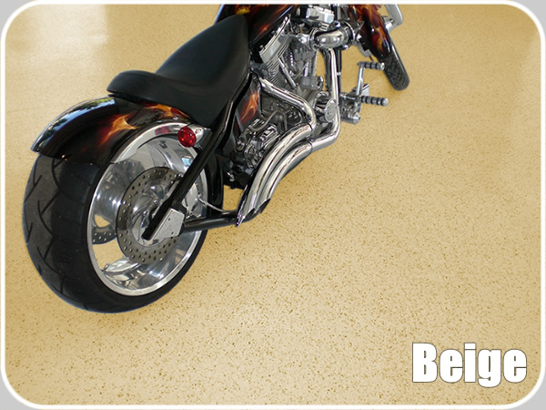 Motorcycle on Beige Basecoat