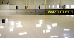 Warehouse epoxy floor example