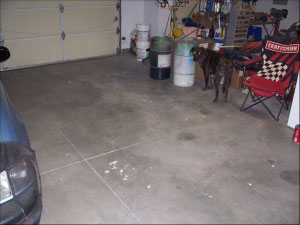 Original Color Chips Garage Floor Photo Gallery, Before