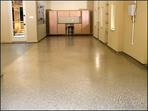 Original Color Chips Garage Floor Photo Gallery - Man Cave 1