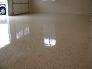 Original Color Chips Garage Floor Photo Gallery - Northville 3