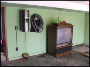 Garage Flooring Photo Gallery - Before