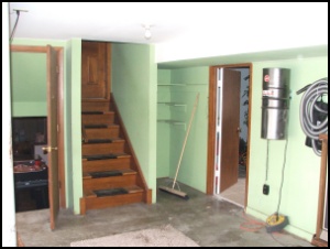 Garage Flooring Photo Gallery - Before