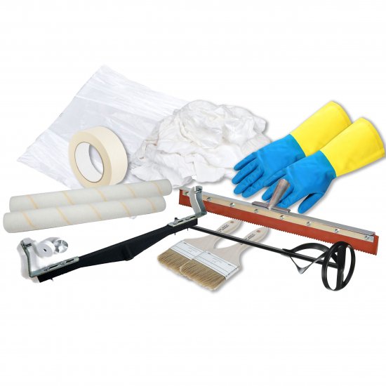 Epoxy Paint Kit | 100% Solids | Application Tools | 1 Car Garage - $83.97