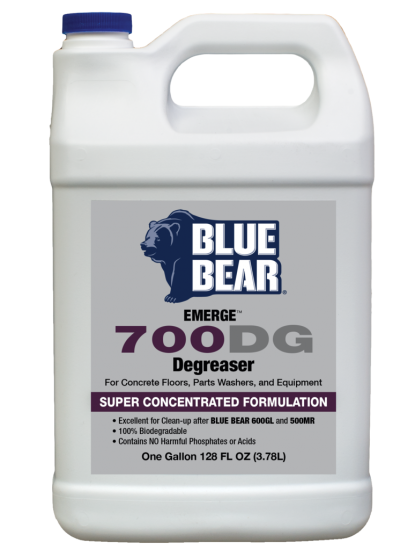 Blue Bear 700DG Degreaser - Grease and Adhesive Remover - 1 Gallon - Click Image to Close