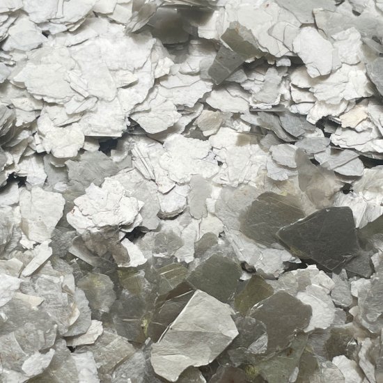 Natural German Mica Flakes ~ Antiqued Silver *CLEARANCE*