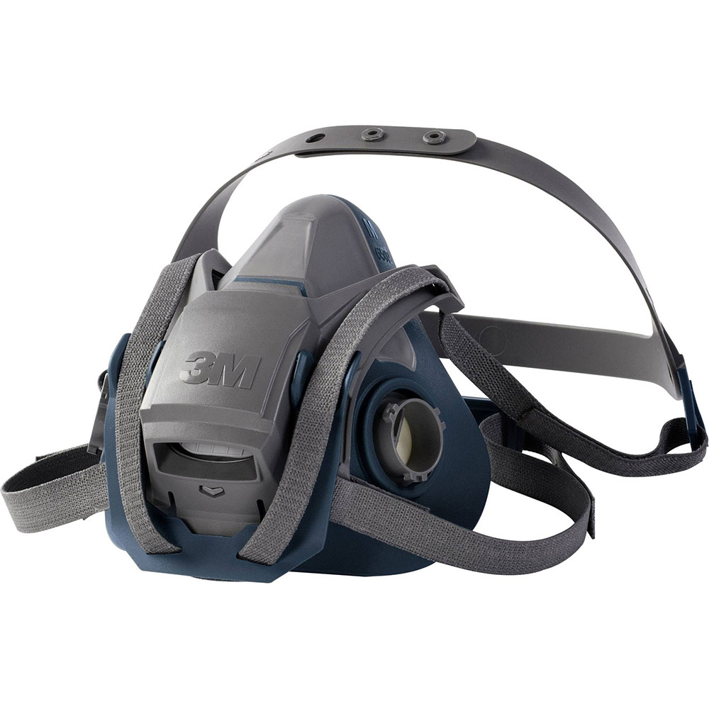 3M 6502 Rugged Comfort Half Facepiece Respirator Mask, Medium