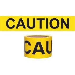 Caution "Wet Floor" Banner Tape 3" x 1000'