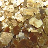 Pure Metallic Naturals GOLD Mica Flakes 1/4'' - 2oz wt. (12oz by volume)