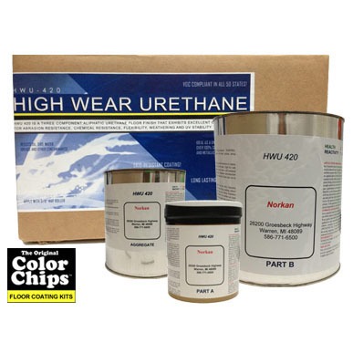 HWU 420 Urethane Clear Coat - Non Yellowing UV Sealer 600+ sq ft - Click Image to Close