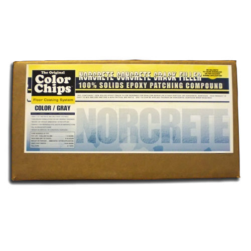 Norcrete Concrete Crack Repair Epoxy - 100% Solids Filler - 2 qt