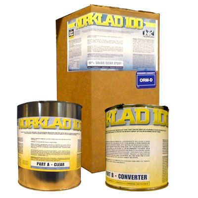Norklad 100-M 100% Solids Epoxy Clear Coat - Self Leveling - 15-gal