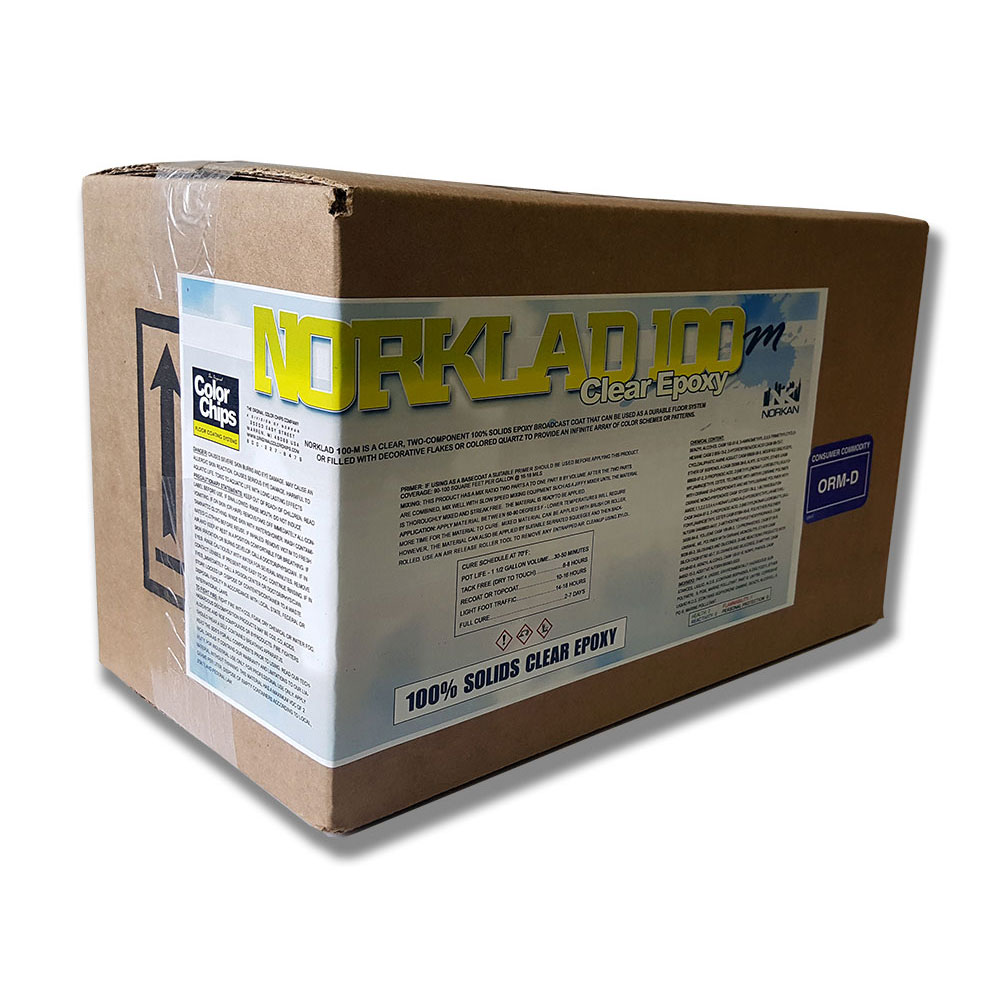 Norklad 100 M - 100% Solids Epoxy Clear Coat 150+ sq/ft