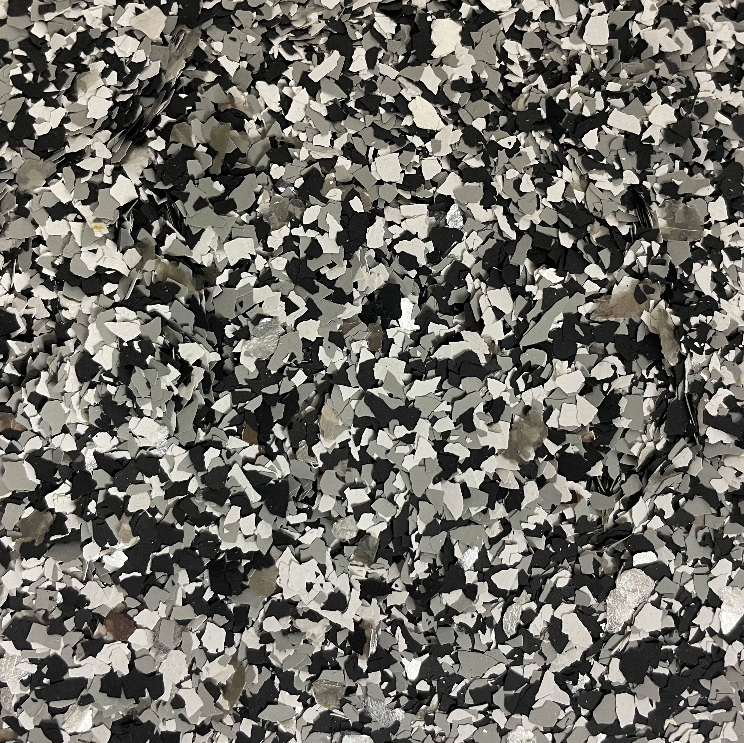 Color Chips BLOWOUT! / Black Marble Sparkle Blend 1/8"