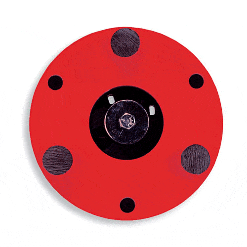 Onfloor Red Diamond Head Plates (3) Concrete Grinder Discs - 6.5"