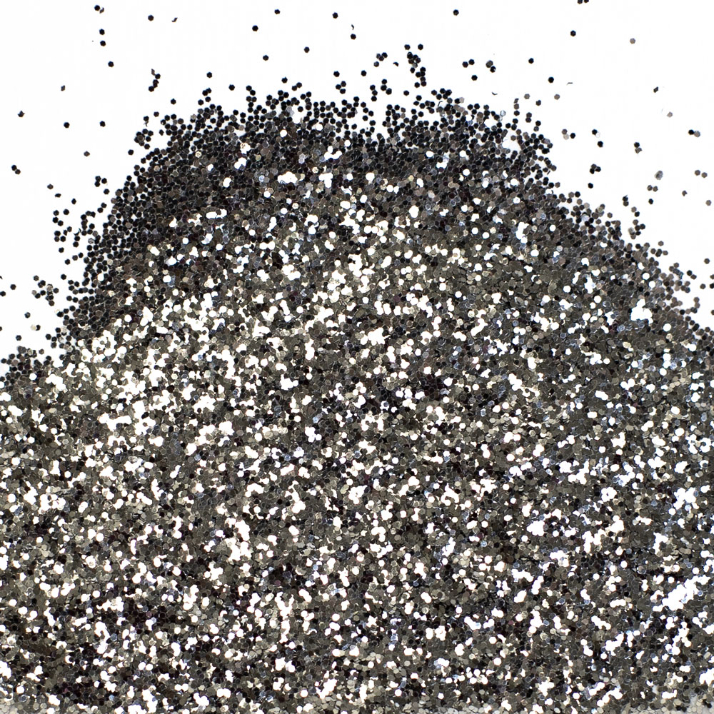 Pure Metallic Naturals SILVER Mica Flakes 1/16'' - 2oz wt. (12oz by volume)