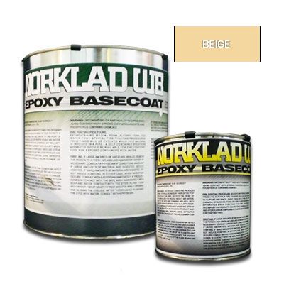 Norklad WB Colored Epoxy - Concrete Floor Paint - Beige 250+ sq ft