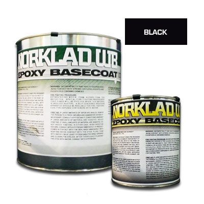 Norklad WB Colored Epoxy - Concrete Floor Paint - Black 250+ sq ft