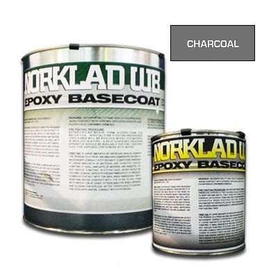 Norklad WB Colored Epoxy - Concrete Floor Paint - Charcoal 250+ sq ft