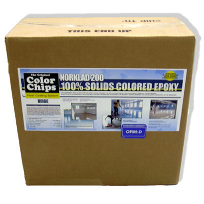 Norklad 200 Colored 100% Solids Epoxy - 1.5 Gallon 150+ sq/ft