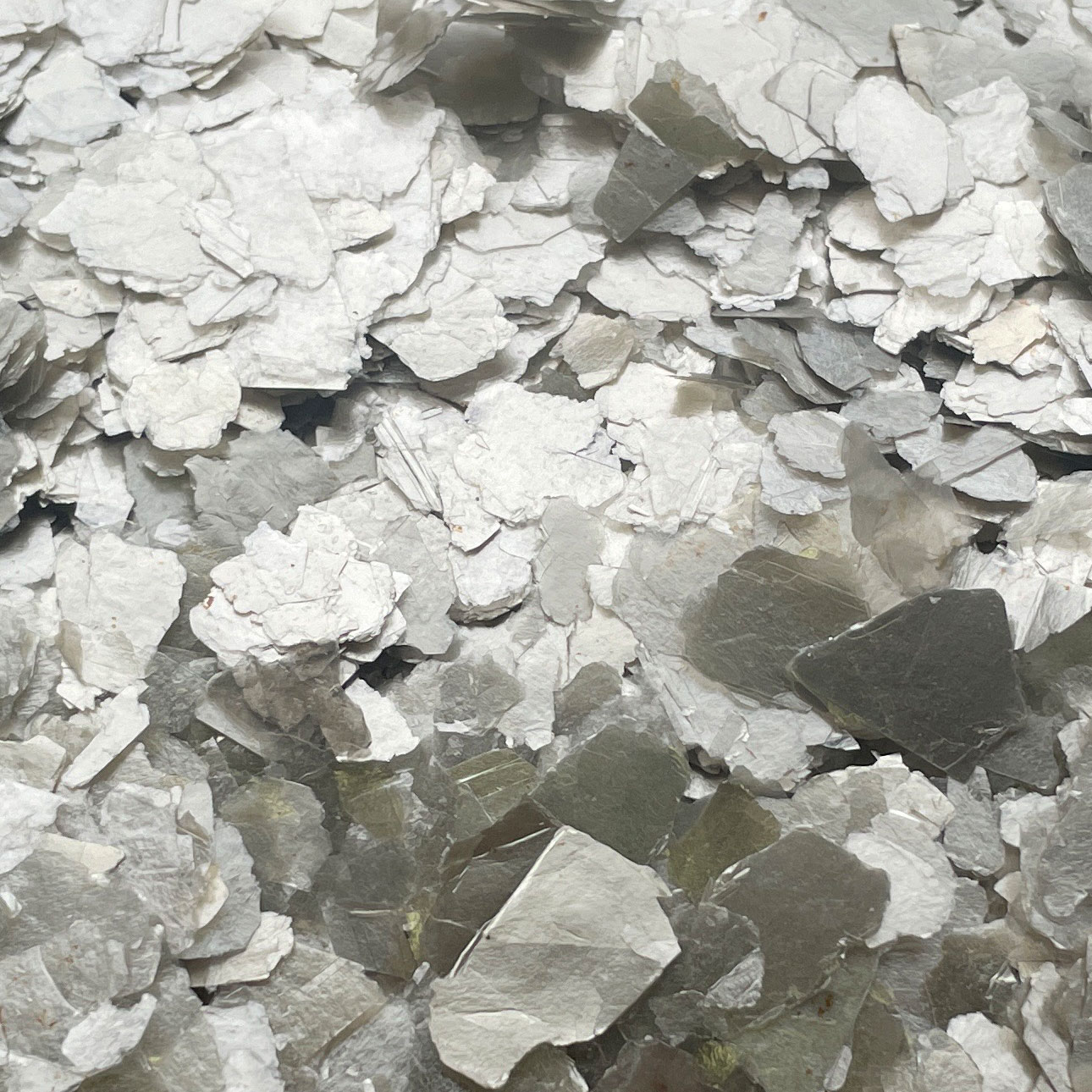 Color Chip Metallic Silver Mica Flakes for Decorative Epoxy Floor