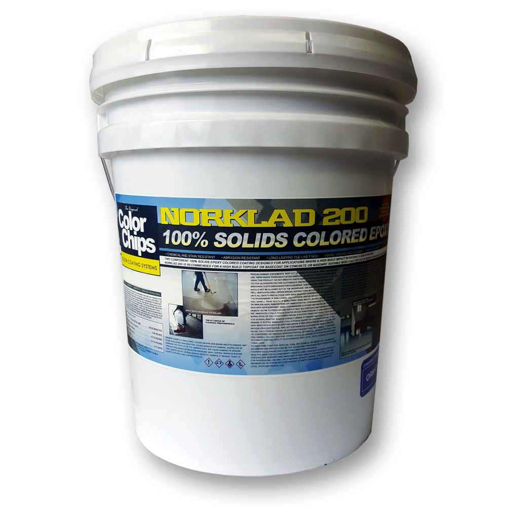 Norklad 200 Colored 100% Solids Epoxy - 3 Gallon 300+ sq/ft