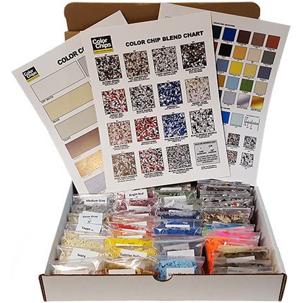 The Original Color Chips Sample Box (chips, blends)